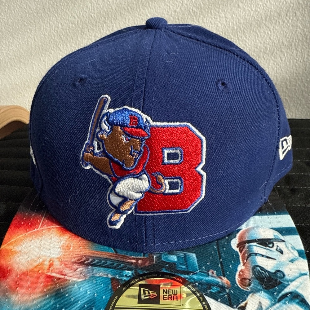 New Era Royal Blue Cap with Red Embroidery Buffalo Bison Star Wars fitted